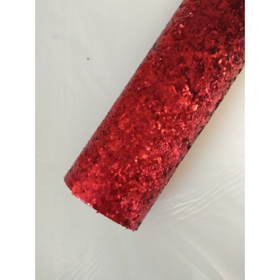 Экокожа (глиттер крупный)  20*30 см, цена за лист